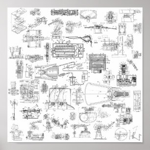 Exploded View Patent Diagrams Print