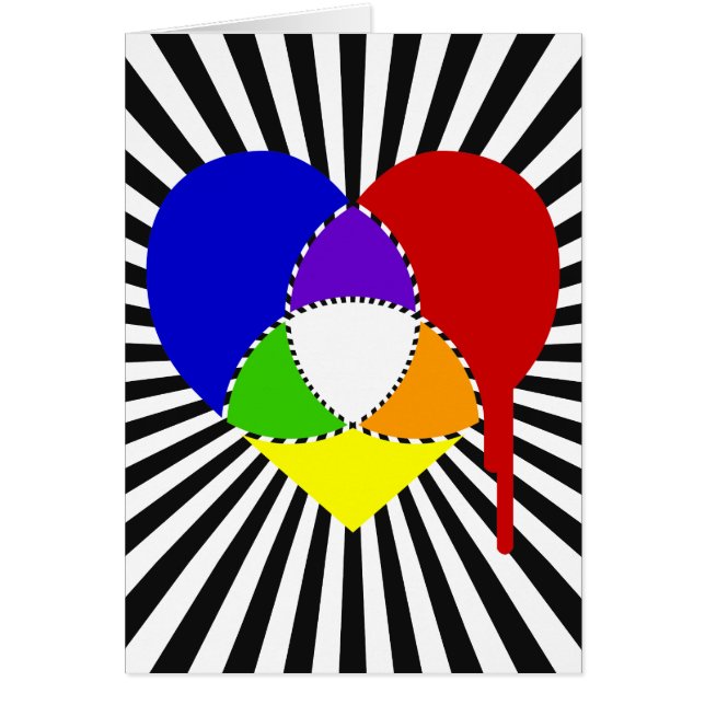 exploding colour chart heart (Front)