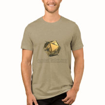 Exploding D20 bella canvas tri-blend shirt