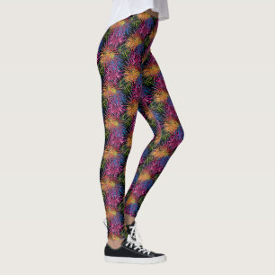 Exploding Fireworks Thunder_Cove Leggings