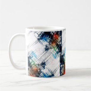 Exploding lines coffee mug