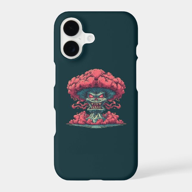 Exploding Monster Face Phone Case (Back)