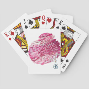 Exploding Pomegranate Studio Art Playing Cards 