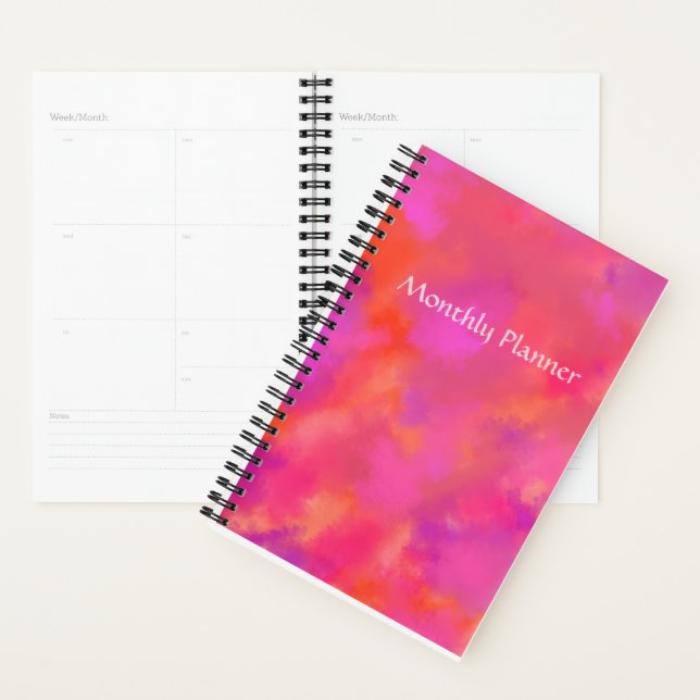 Exploding Sky Monthly Planner (Display)