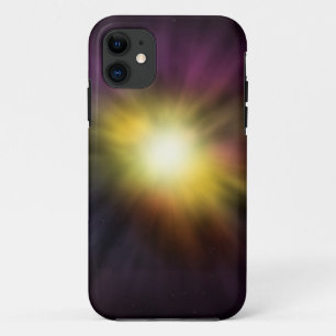 Exploding Star Digital Space Artwork iPhone 11 Case