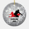 Exploding Star Wrestlers Christmas Ornament