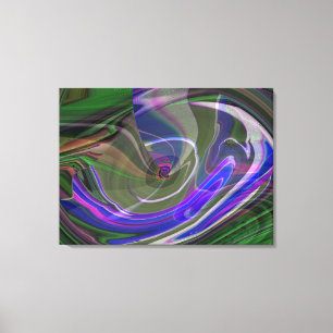 Exploding Universe Abstract III Wrapped Canvas
