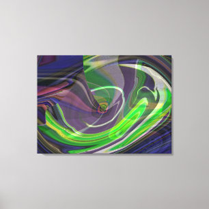 Exploding Universe Abstract IV Wrapped Canvas