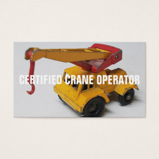 Exploitant certifié de grue