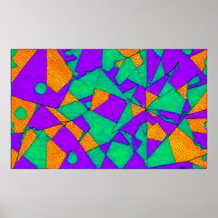 Exploited - Ken Gauge Abstract Poster