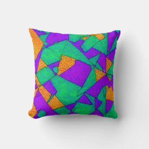 Exploited - Ken Gauge Abstract Throw Pillow