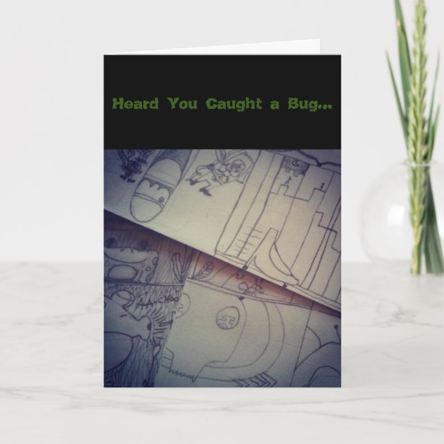 "ExploraStory Croquis" Carte de Bon Rétablissement (Devant)