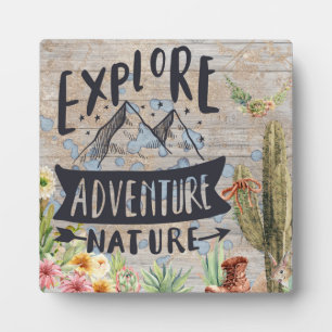 Exploration Awaits Plaque