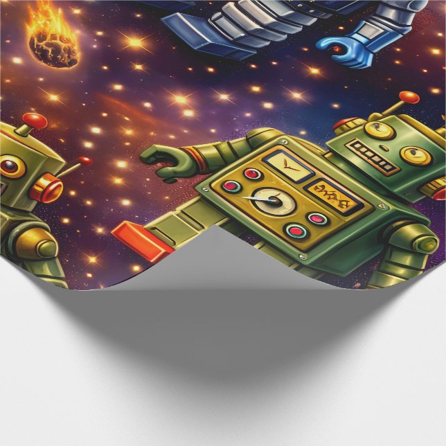 Exploration cosmic art wrapping paper (Corner)