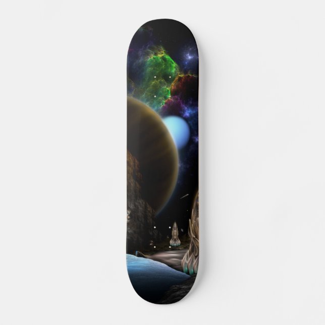 Exploration De L'Espace Planche De Skateboard Plus (Recto)