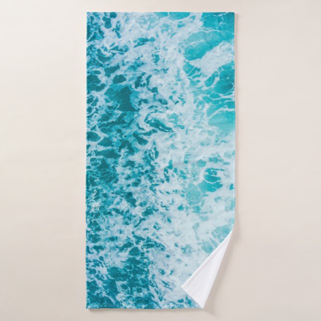 Exploration des vagues de l'océan bleu (Serviette de bain)