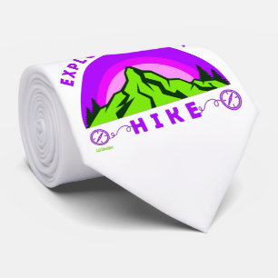 EXPLORATION HIKE mountaineer hiker gift Tie