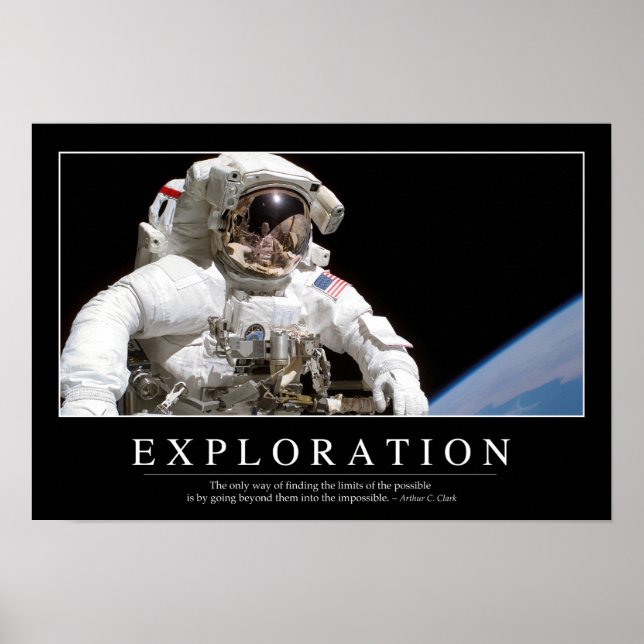 Exploration: Inspirational Quote 2 Poster (Front)