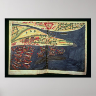 Exploration map of Surat Poster