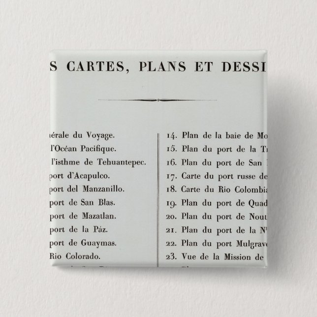 Exploration of Oregon 2 Inch Square Button (Front)