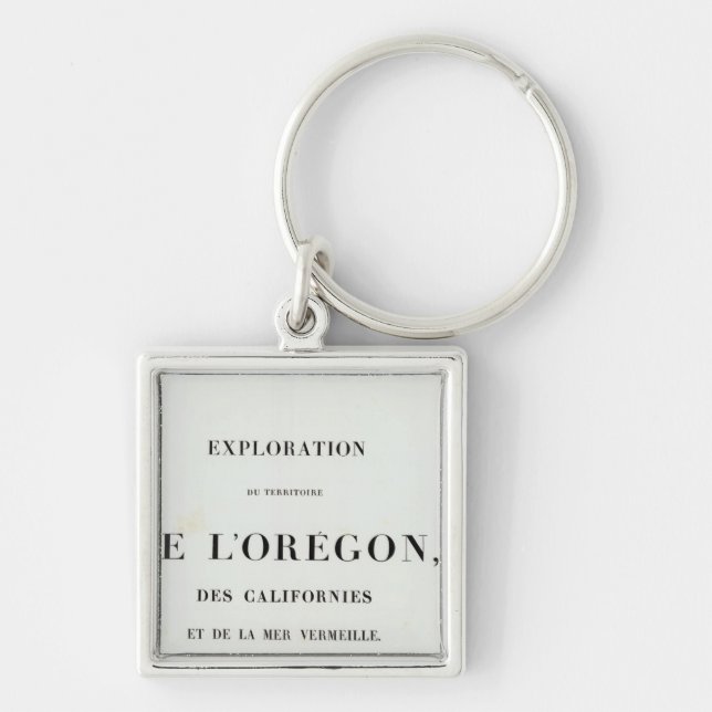 Exploration of Oregon 3 Keychain (Front)