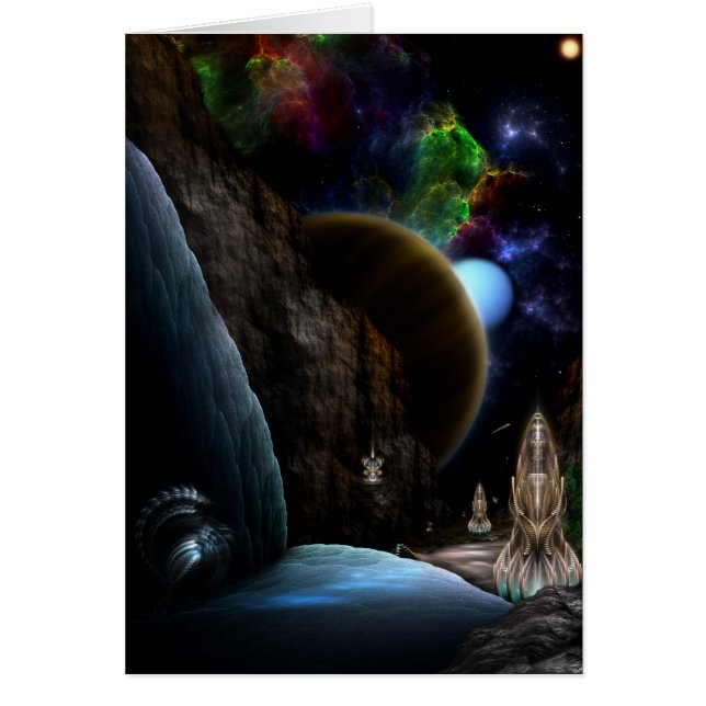 Exploration Of Space Fractal Art (Front)