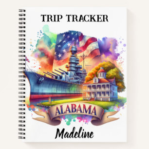 Explore Alabama's historic battleship and charm Notebook