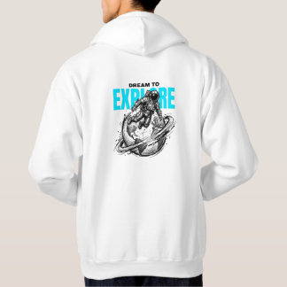 EXPLORE Astronaut T-Shirt Graphic | Space Explorer Hoodie