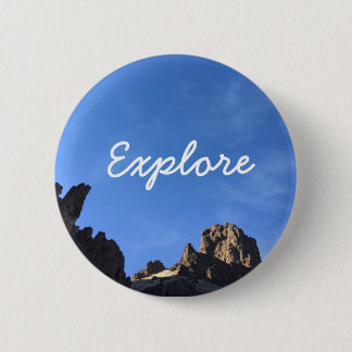Explore Badge 2 Inch Round Button