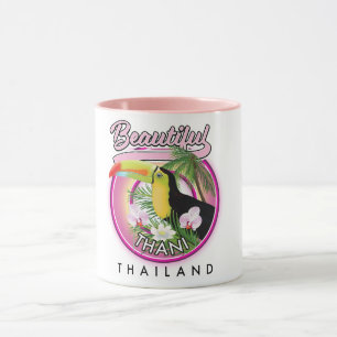explore Bangkok indonesia travel logo Mug