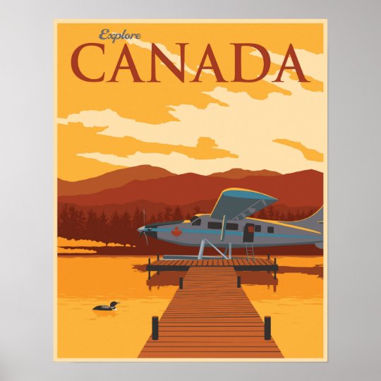 Explore Canada Poster  Zazzle ca