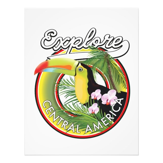 Explore Central America logo. Photo Print (Front)