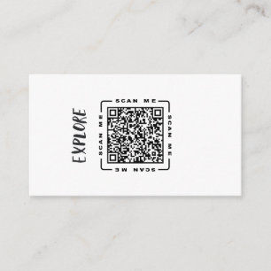 Explore Customizable QR code & Logo Template Business Card