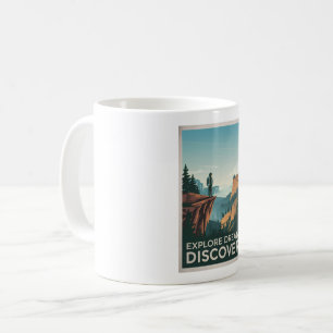 Explore dream discover coffee mug