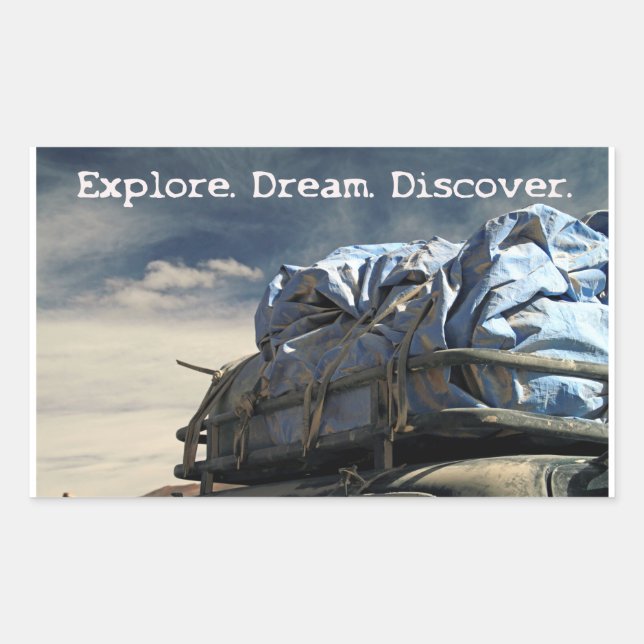 Explore. Dream. Discover. Sticker (Front)
