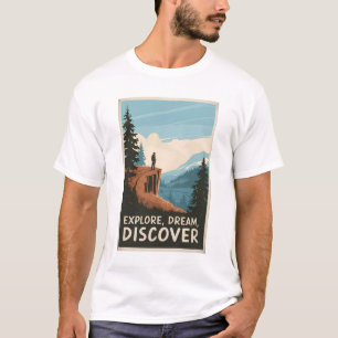 Explore dream discover T-Shirt