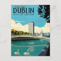 Explore Dublin Ireland Postcard