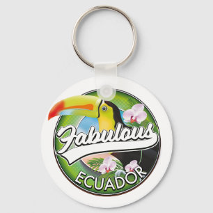 Explore fabulous Ecuador logo Keychain