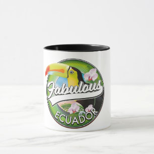 Explore fabulous Ecuador logo Mug