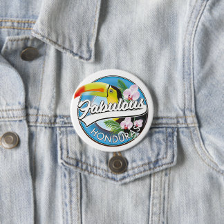 Explore fabulous Honduras logo 3 Inch Round Button