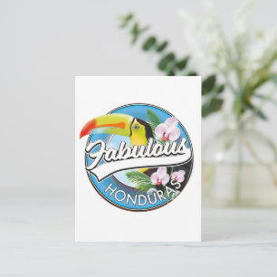 Explore fabulous Honduras logo  Postcard
