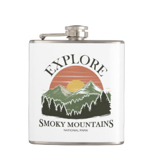 Explore Great Smoky Mountains National Park Hip Flask
