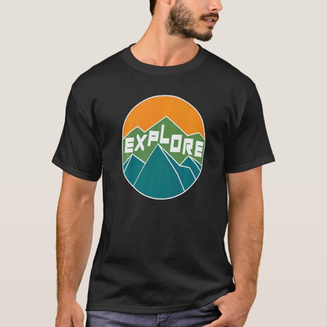 Explore Hiking Camping T-Shirt (Front)
