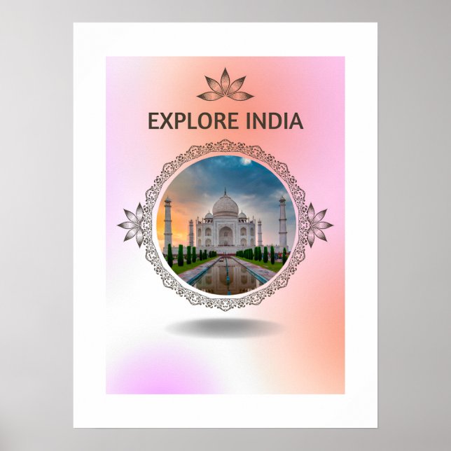 Explore India Poster (Front)