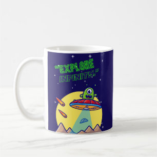 Explore infinity coffee mug