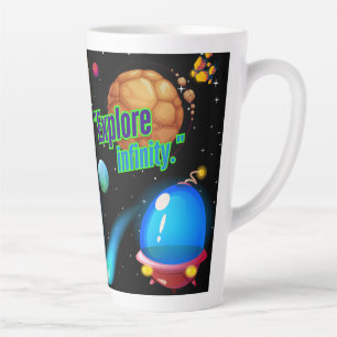 Explore infinity latte mug
