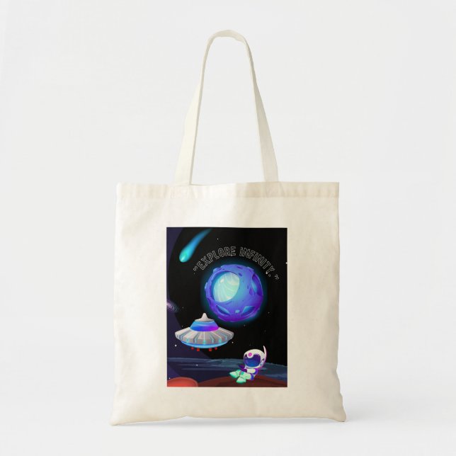 Explore Infinity Tote Bag (Front)