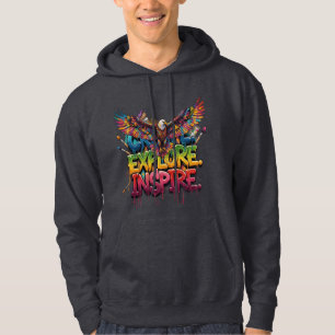 Explore Inspire Butterfly Sweat à capuche – Vibran
