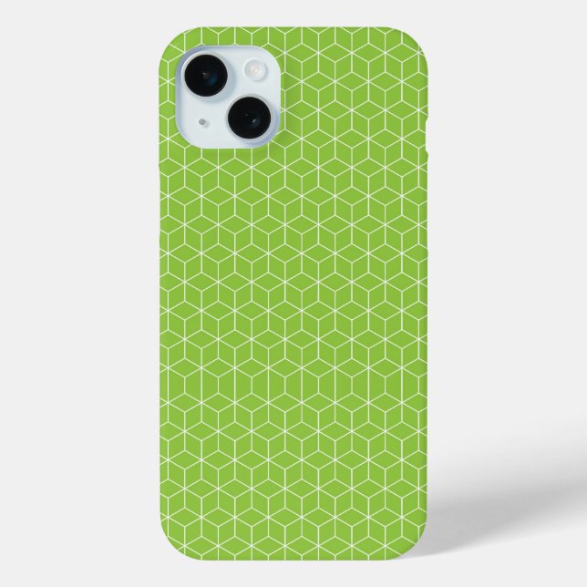 Explore Modern Optical Illusions with Cube Pattern Case-Mate iPhone Case (Back)