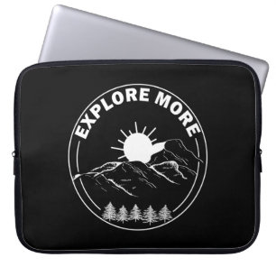 Explore more circle line art landscape laptop sleeve